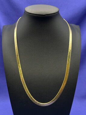 14K Gold-Plated Petit Moments Herringbone Necklace